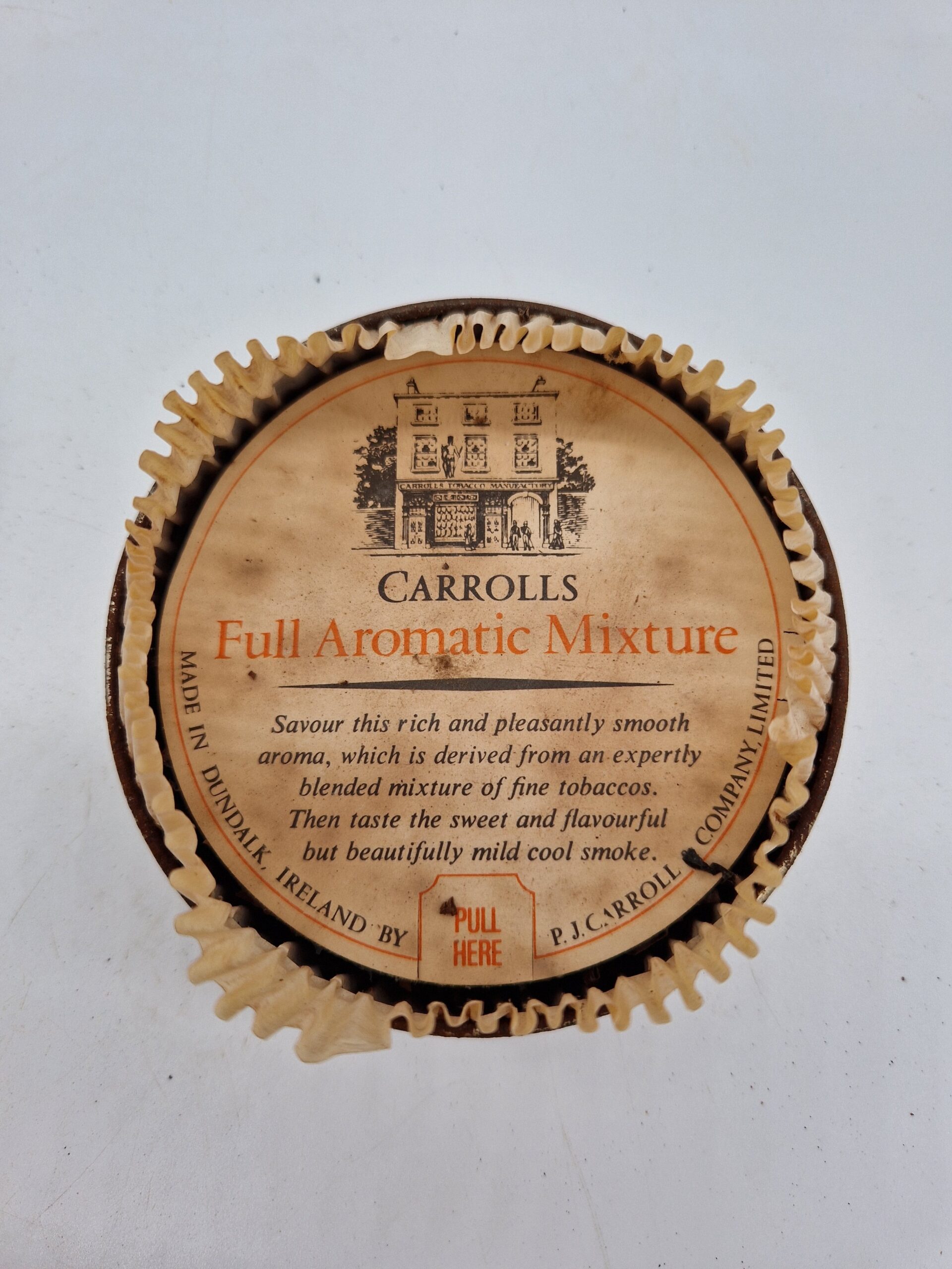 Carrolls Irish Tobacco Unopened Tin [w098]
