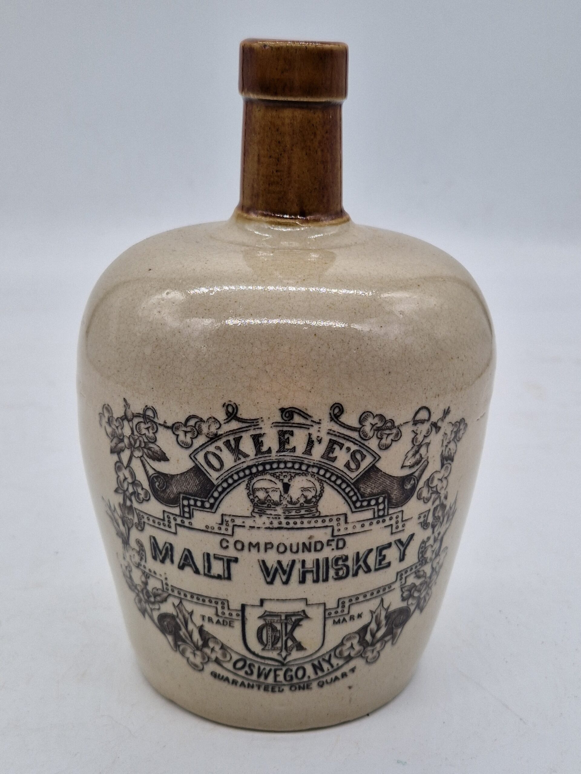 O’Keefe’s Malt Whiskey Flagon [w105]
