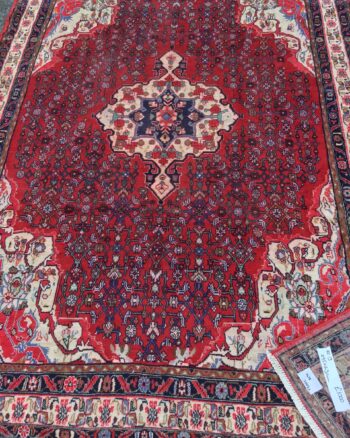 Old Red-ground Persian Ardibil Rug [EC13]