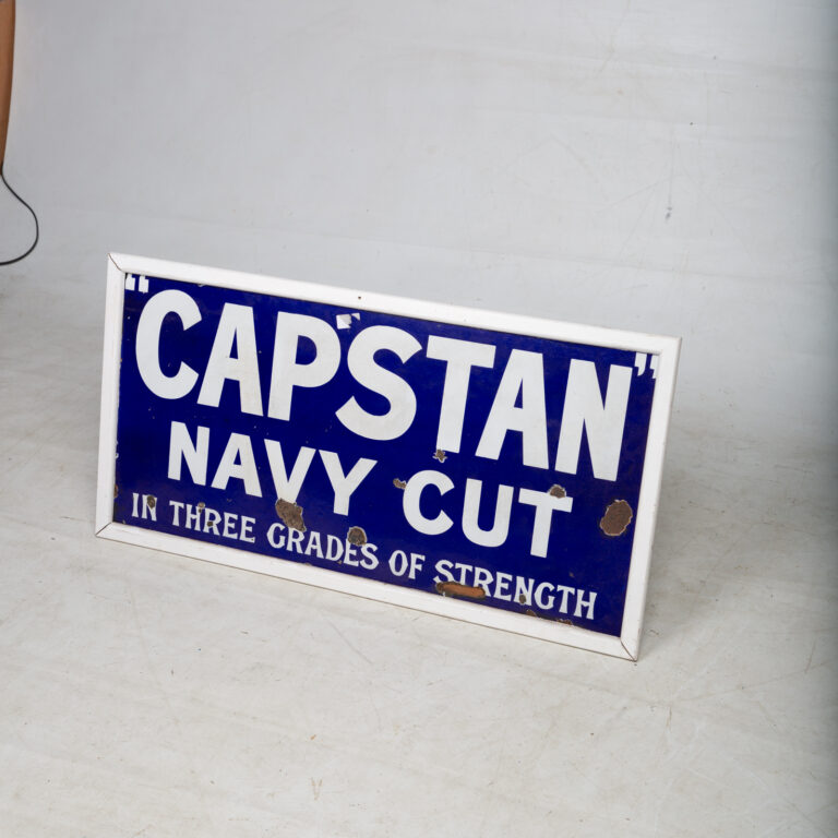 Capstan Navy Cut Enamel Sign [w047]