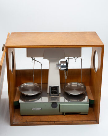 Oertling Laboratory Scales in Case