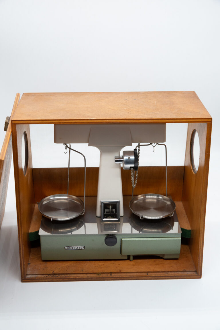 Oertling Laboratory Scales in Case