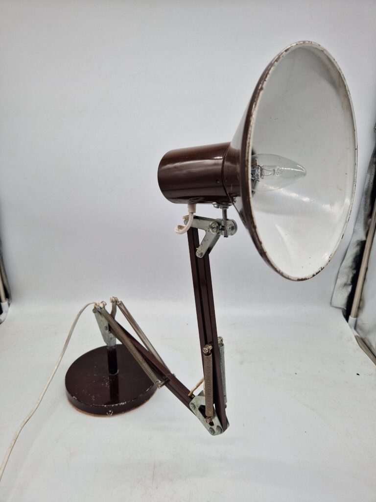 Mid Century Brown Anglepoise Lamp