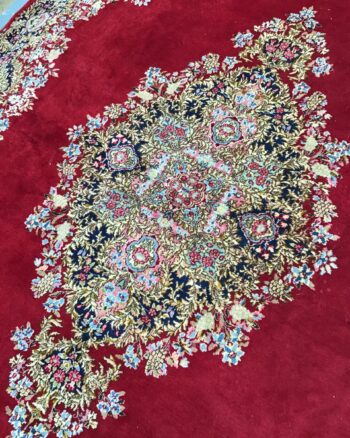 Large Persian Kerman Rug [cove]