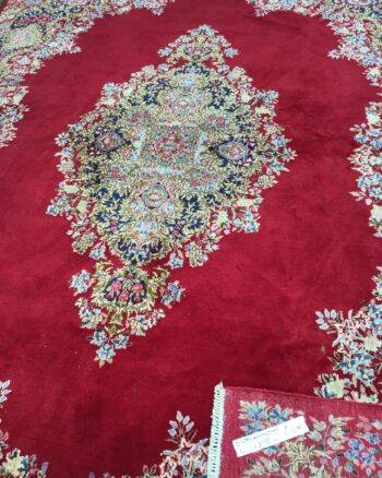 Large Persian Kerman Rug [cove]