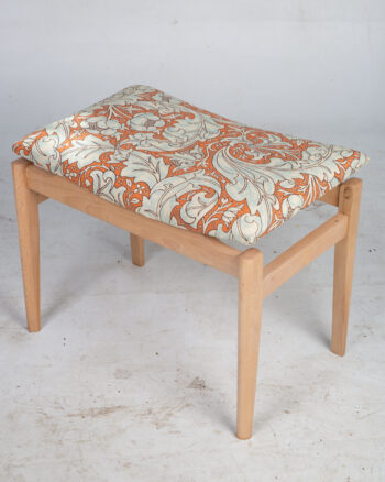 William Morris Upholstered Stool