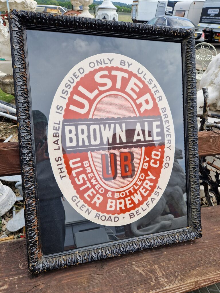 Ulster Brewery Brown Ale Framed Print [w153]