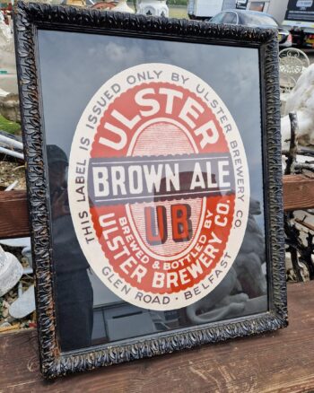 Ulster Brewery Brown Ale Framed Print [w153]