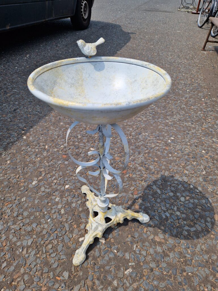 Metal Bird Bath
