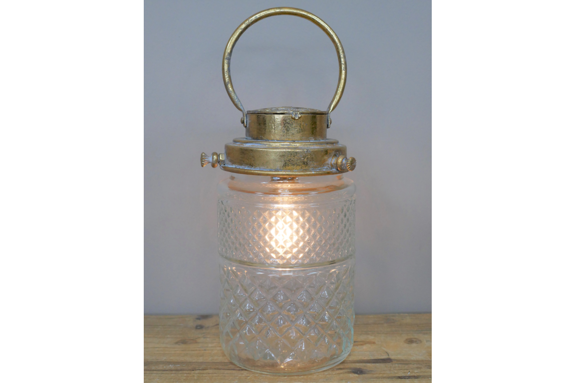 Battery Operated Jar Style Lantern [8385]