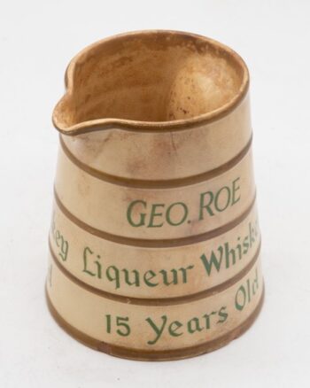 Geo. Roe Liqueur Whiskey Jug [w142]