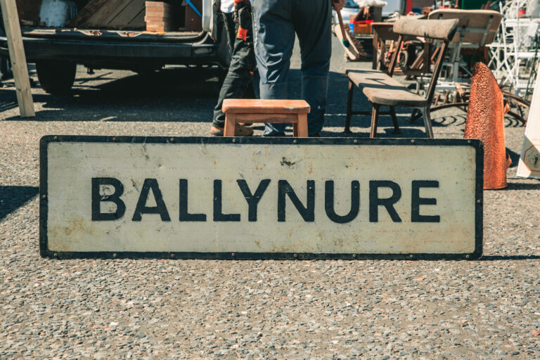 Large Ballynure Road Sign