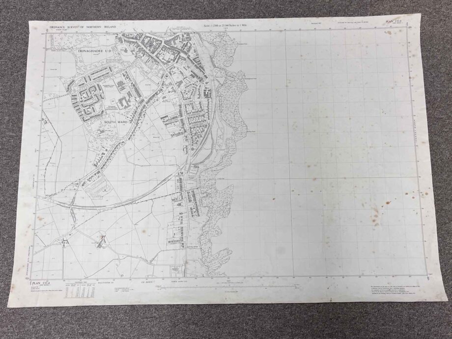 1967 ordnance survey map of donaghadee