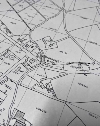 Vintage 1973 Ordnance Survey Map of Drumreagh