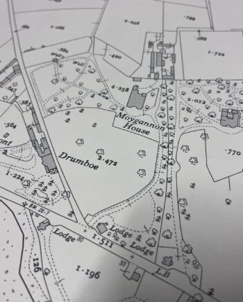 1950 ordnance survey map of rosstrevor