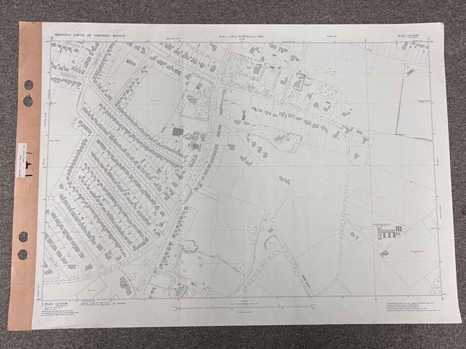 Ordnance Survey map of Malone Road
