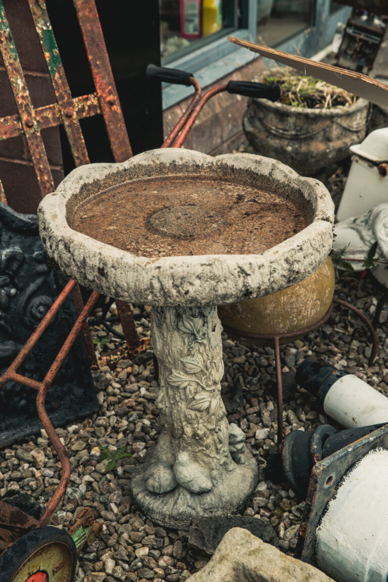 Small Stone Bird Table