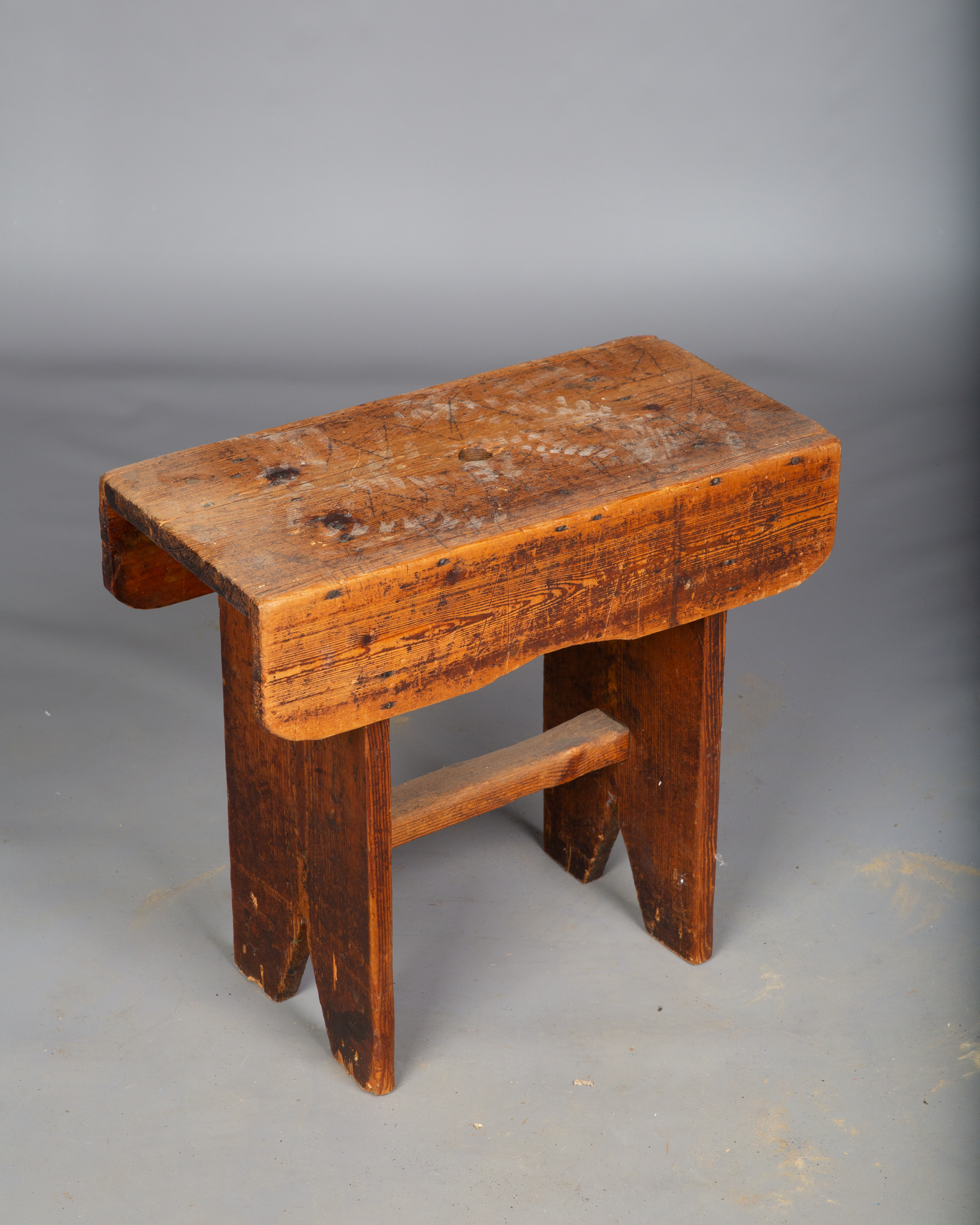 Rustic Pine Stool