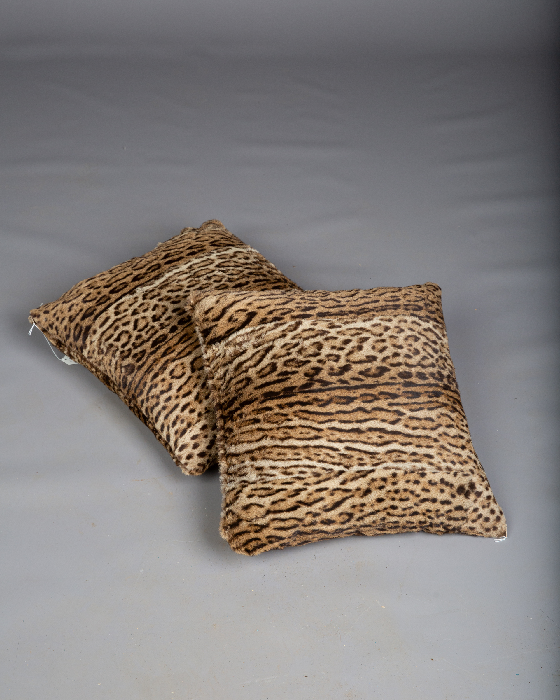 Genuine Leopard Skin Cushion
