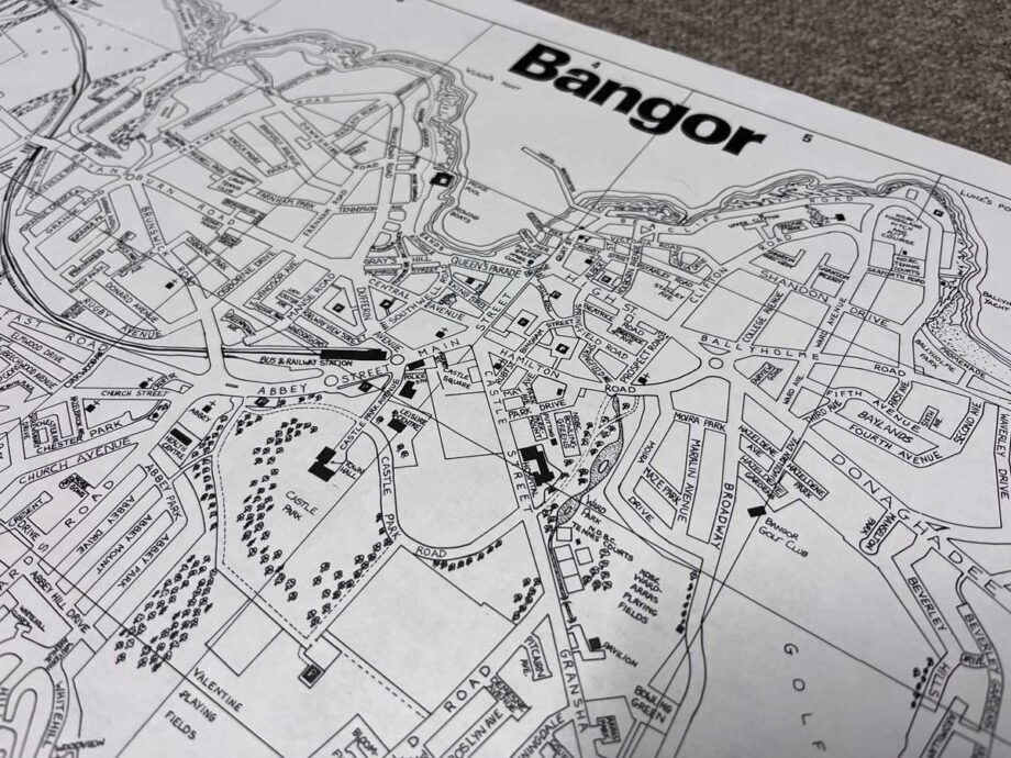 Map of Bangor