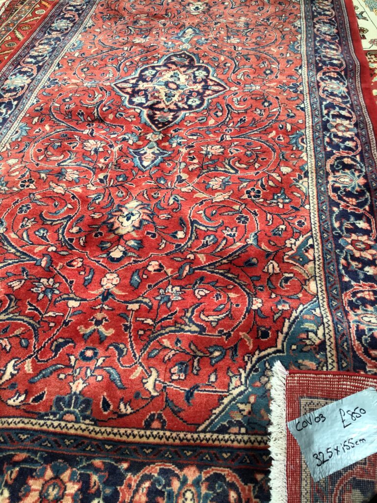 Red-ground Persian Hamadan Rug [COV03]