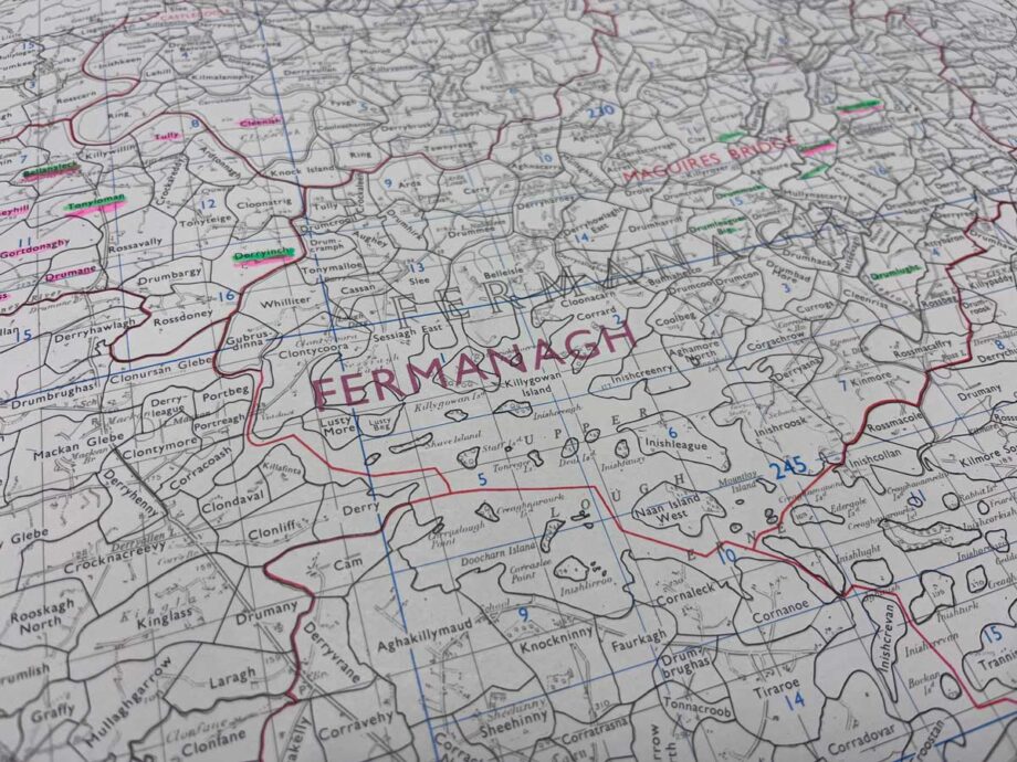 Ordnance Survey Map of County Fermanagh