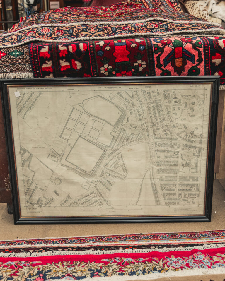 AW027 Framed OS Map - Cavehill Road