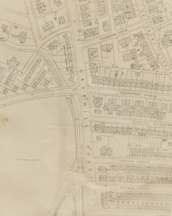 AW027 Framed OS Map – Cavehill Road