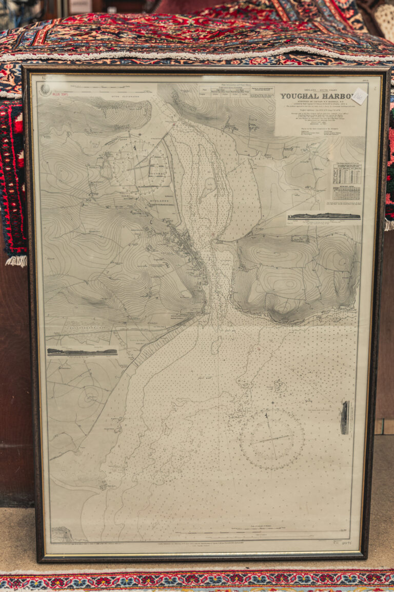 AW026 Framed Map of Youghal Harbour