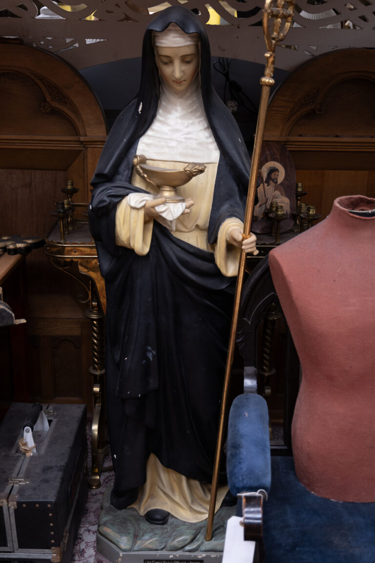 Brigid of Kildare Naomh Bríd Chill Dara Plaster Religious Statue