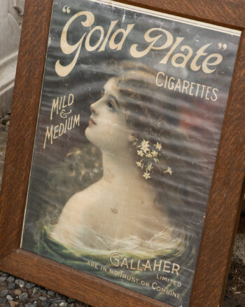 Gallaher Gold Plate Framed Advert [w705]