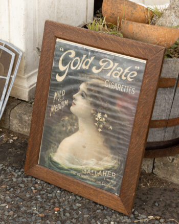 Gallaher Gold Plate Framed Advert [w705]