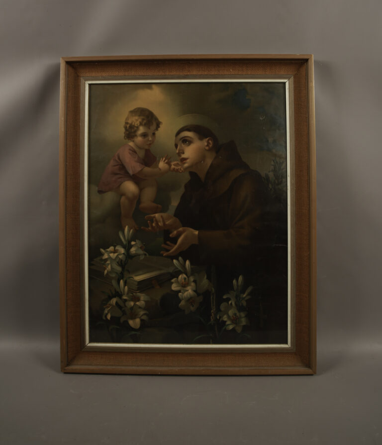 St Anthony and Child Framed