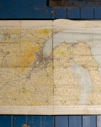 AW036 Vintage OS Map Chart of Belfast