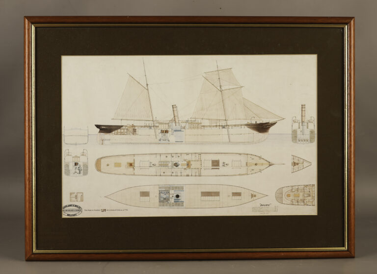 H&W Limited Edition Cross-Section Print of the 'Douro'