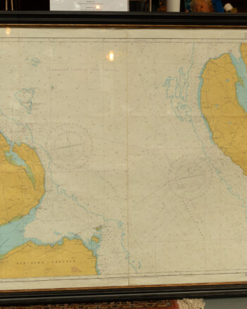 AW031 Framed Map of the North Channel
