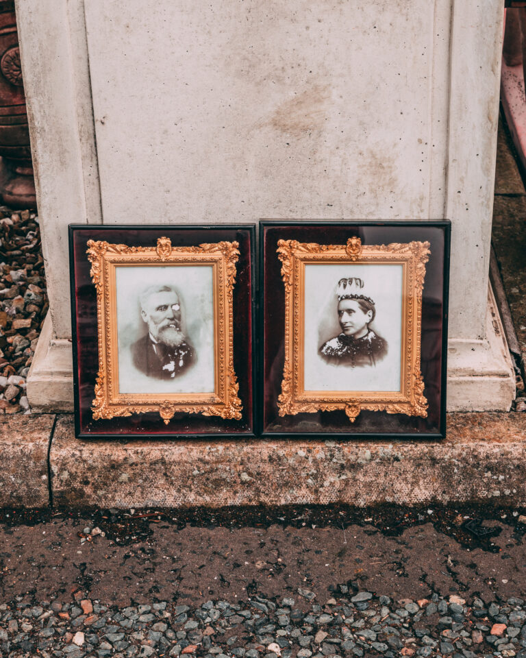 AW032 Pair of Framed Victorian Portraits