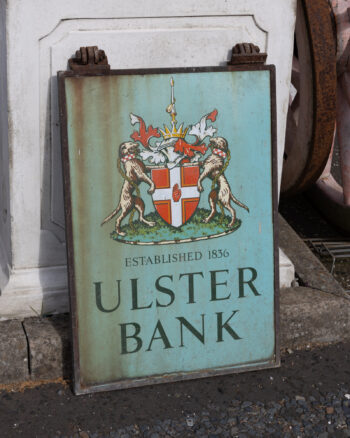 Double-sided Ulster Bank Sign
