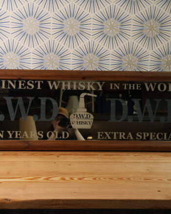 Narrow D.W.D Whisky Mirror [w747]