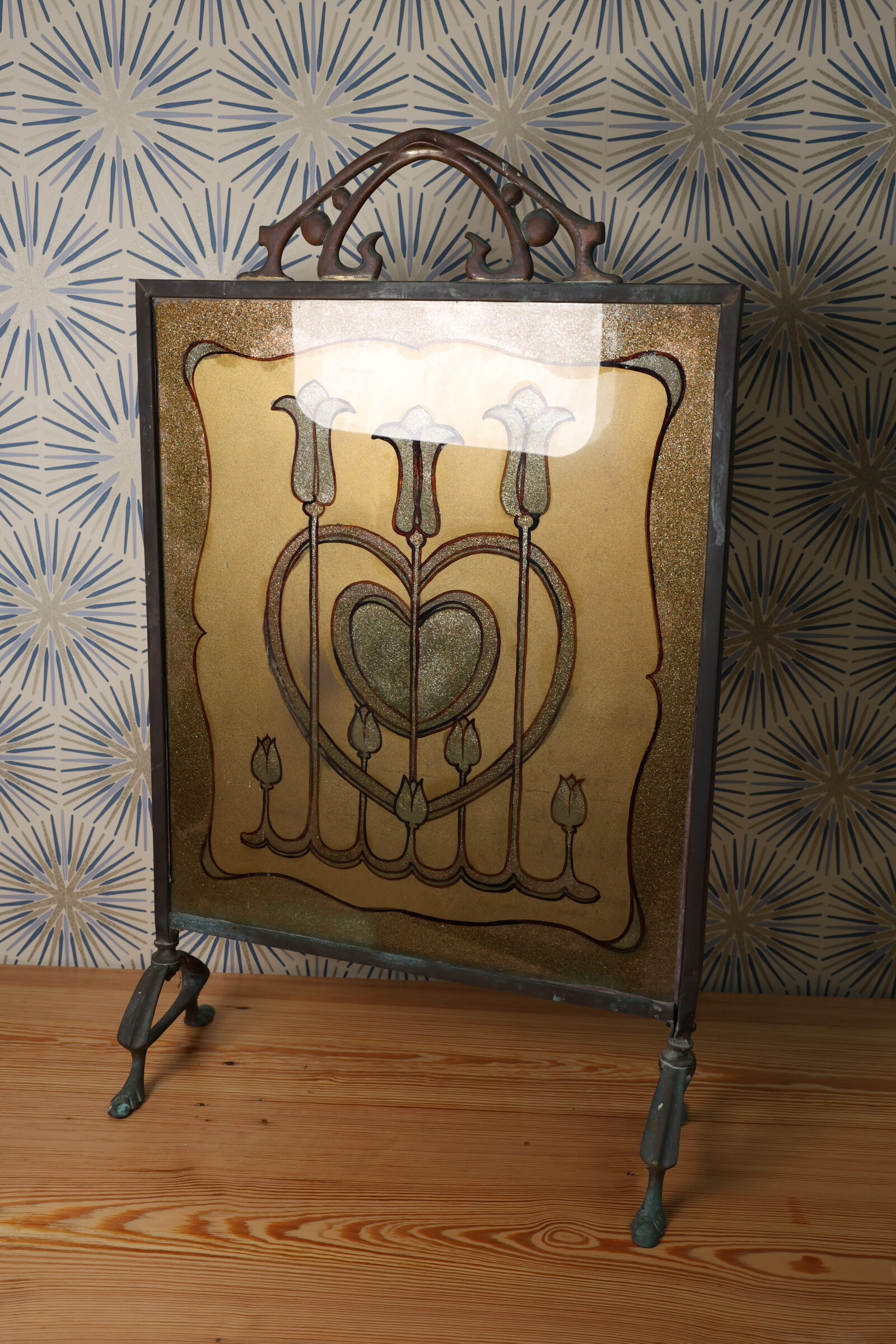 Art Nouveau Fire Screen