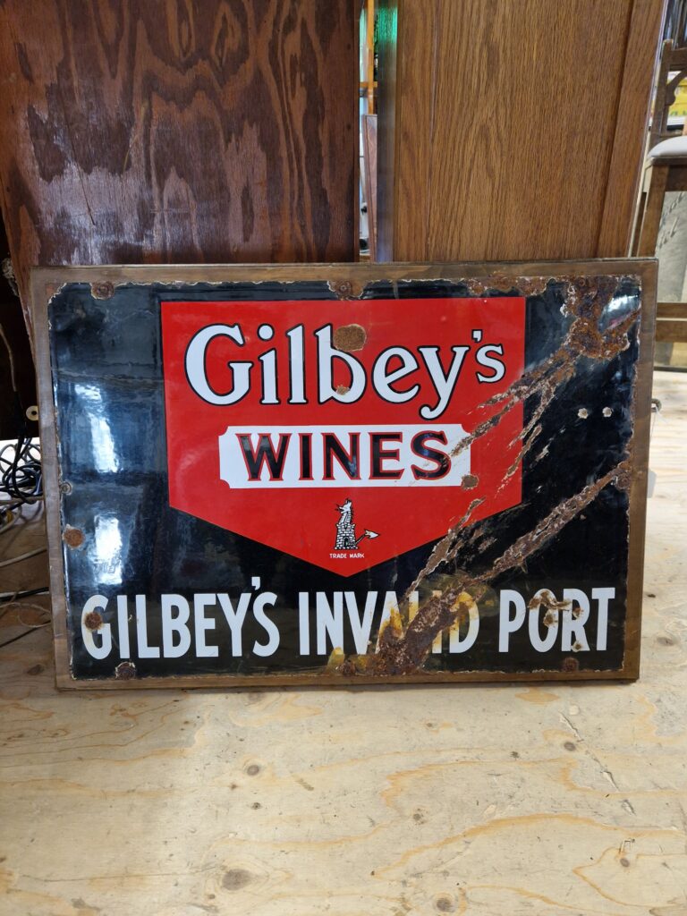 Gilbey's Wines Enamel Sign [w752]