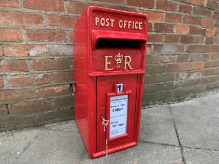 Cast Iron Royal Mail Post Box
