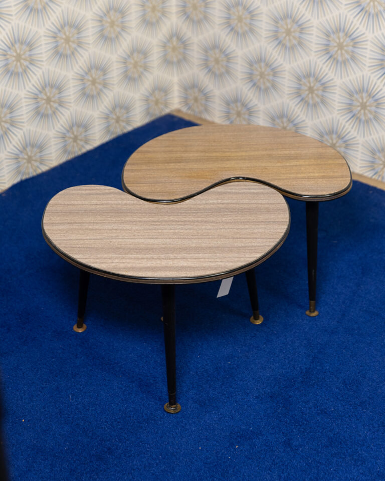 Pair of Kidney Side Tables
