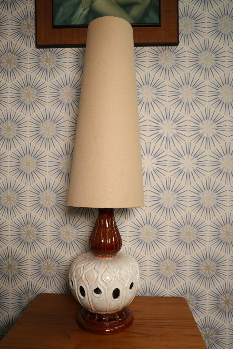 Tall West German Ceramic Lamp