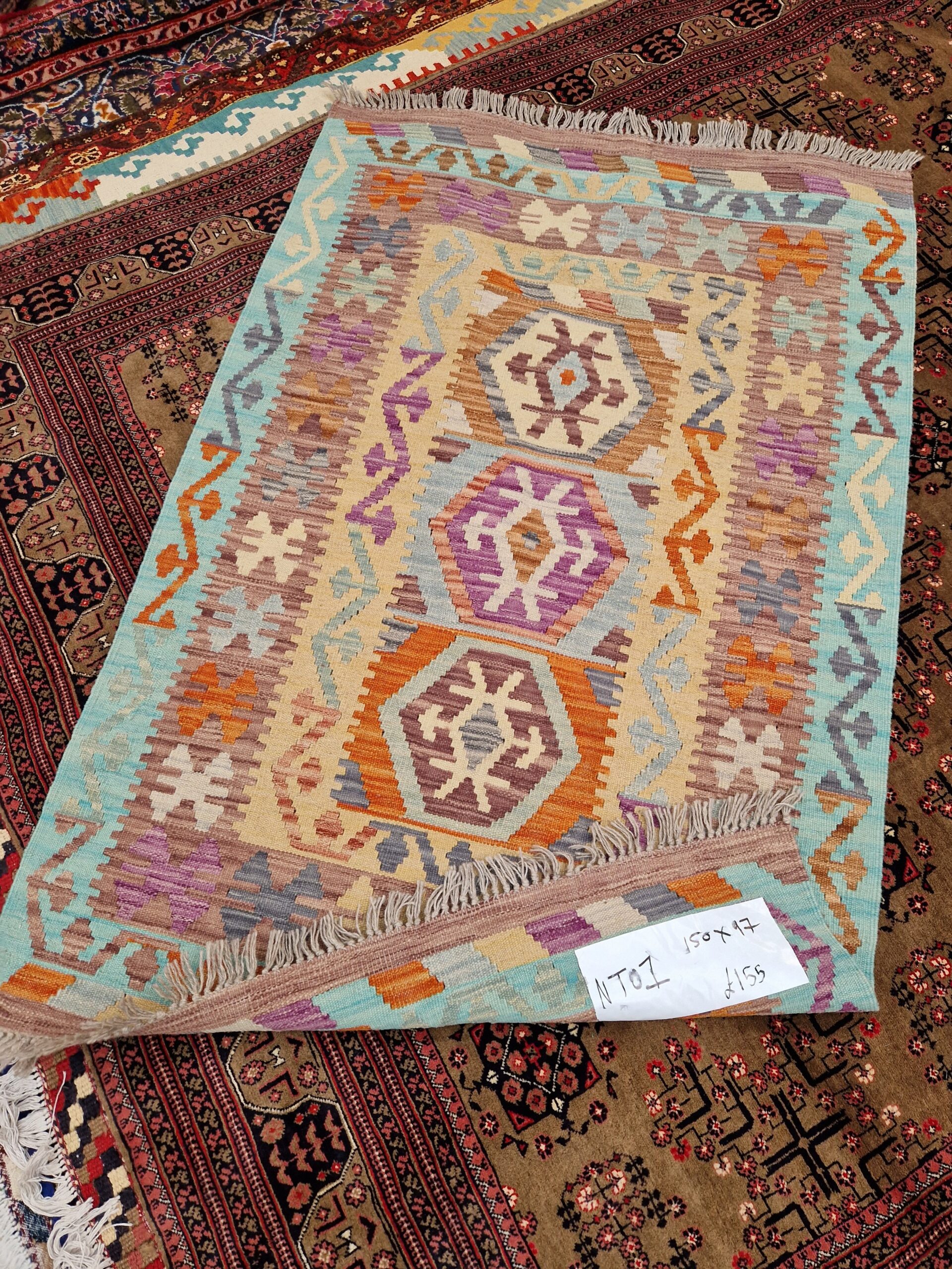 NT01 Veg-dyed Maimana Kilim Rug