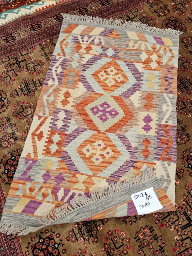 NT08 Veg-dyed Maimana Kilim Rug