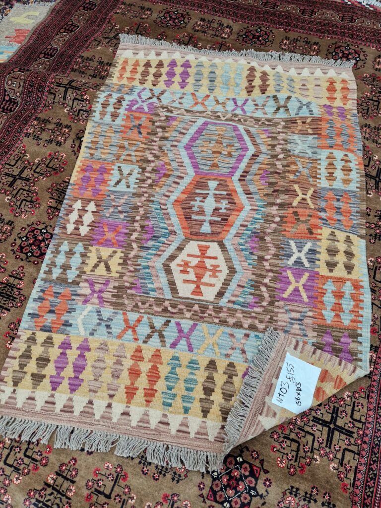 NT03 Veg-dyed Maimana Kilim Rug