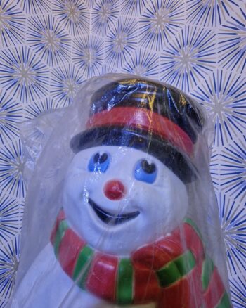 1980s Blow-mould Snowman Decoration