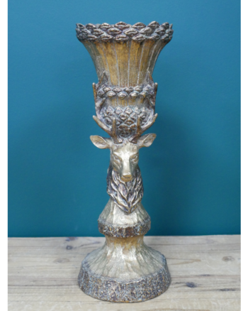 Gold Stag Candlestick