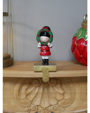 Stocking Holder with Big Garland